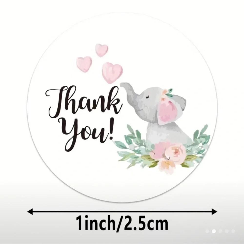 500pc/roll‎ sealing stickers
